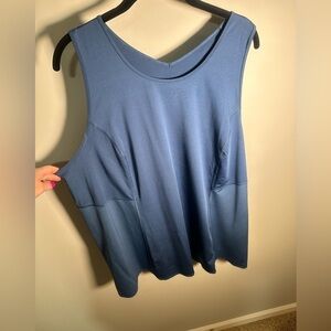 Tek Gear Dusty Blue Racerback Sleeveless Tank 2XL